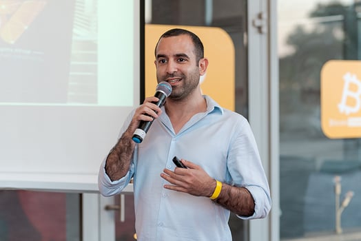 בן סמוחה, מנכ״ל קריפטוג׳נגל, קרדיט: Blockchain B7